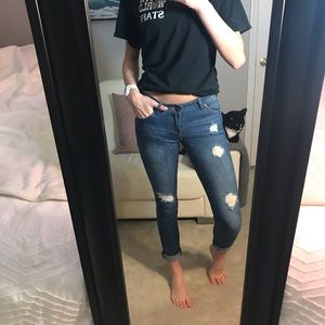 Forever 21 distressed jeans